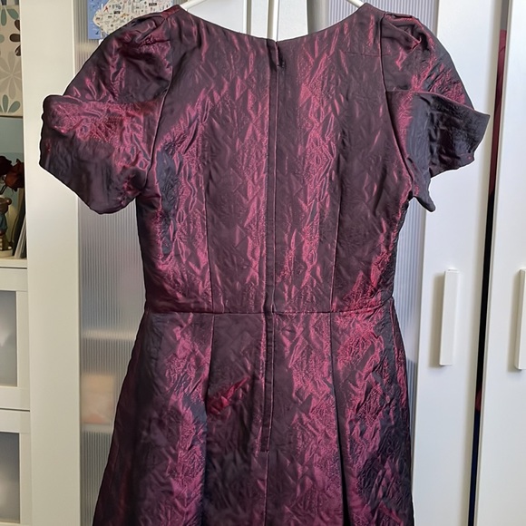 Beautiful dark wine dress for the wedding or holidays party, size 9 - Picture 4 of 8